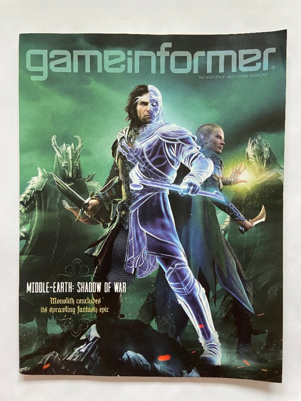 Game Informer Magazine October 2017 Issue 294 Middle-Earth: Shadow Of War Cover